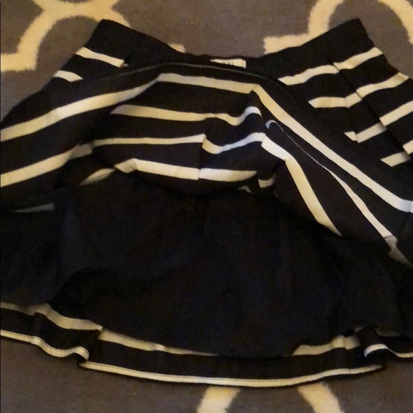 Stripped A Line Skirt - Picture 2 of 2
